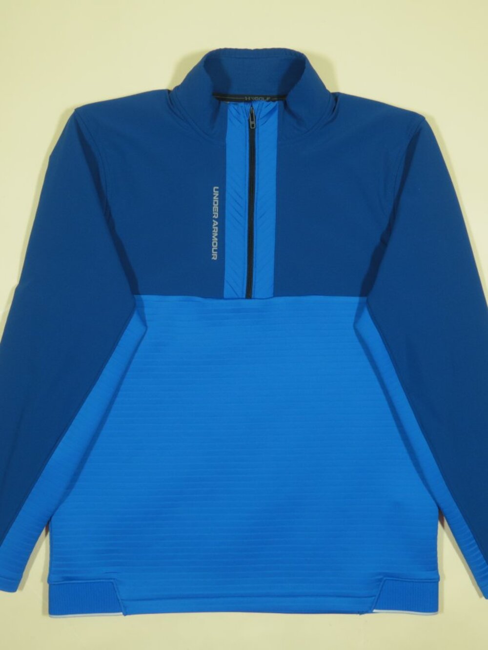 Under Armour Storm Daytona 1/2 Zip Pullover Mens L Blue Golf Jacket Two Tone New - Picture 2 of 6